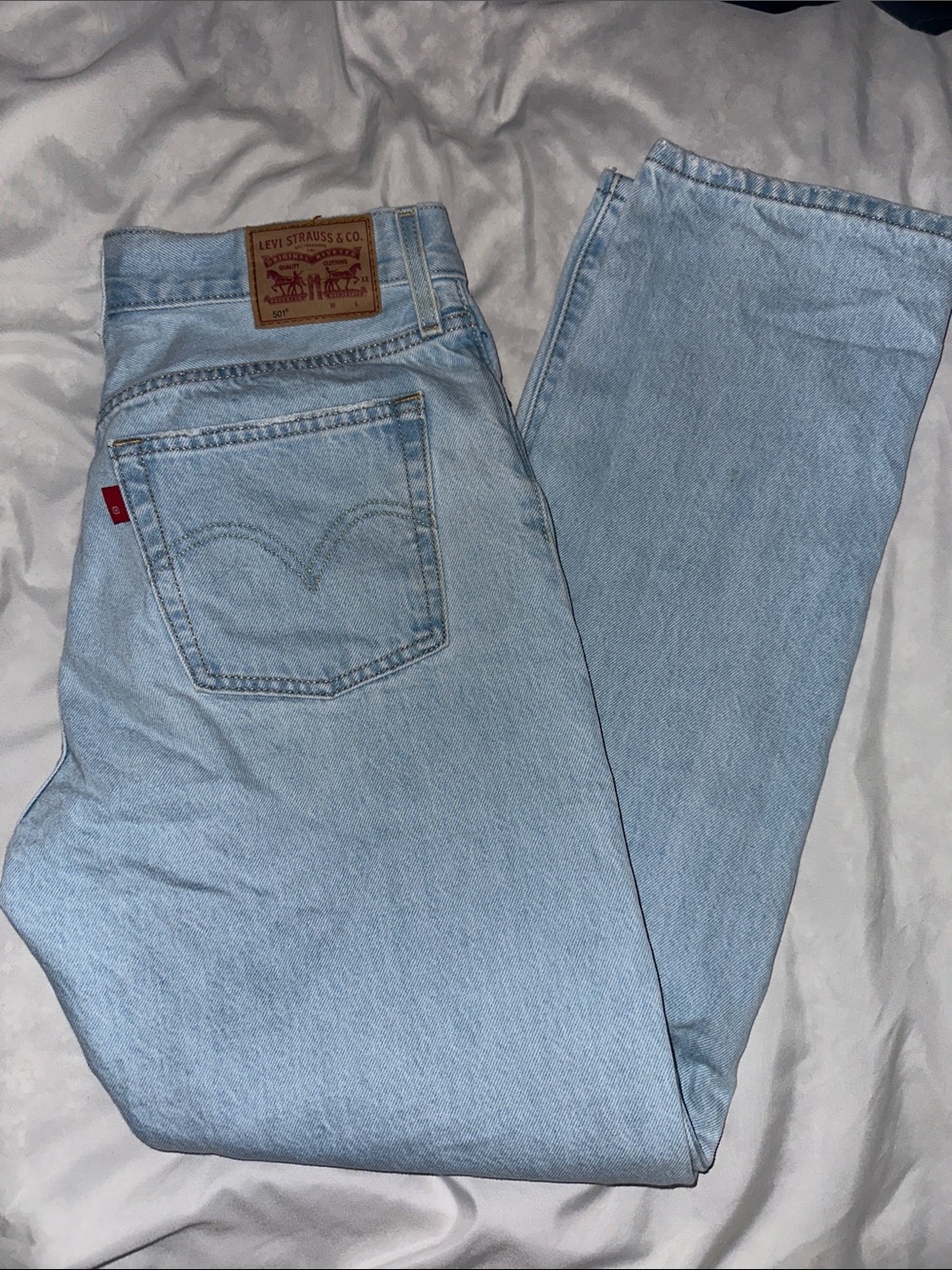 Levi's Men's Light Wash Straight Leg Jeans